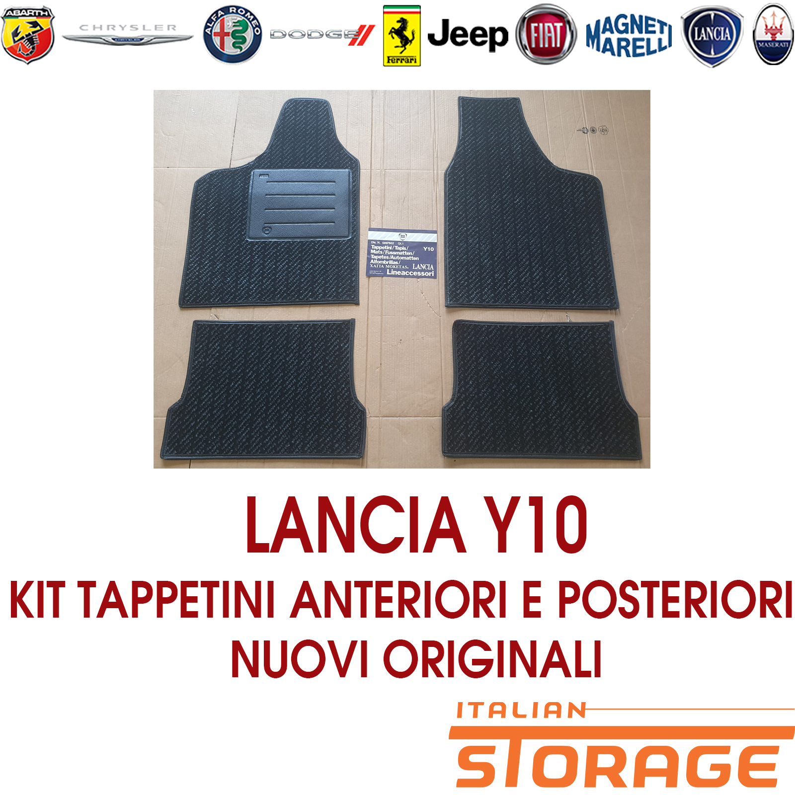 QUEMAR Tappetini Auto Compatibili Con Lancia Delta 2008-2014 / Kit - Foto 9